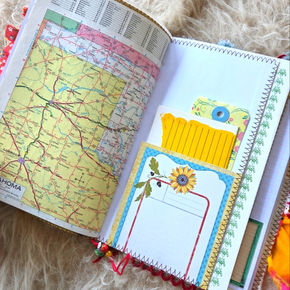 Patchwork Eclectic SUMMER Junk JOURNAL - Picture 14 of 17